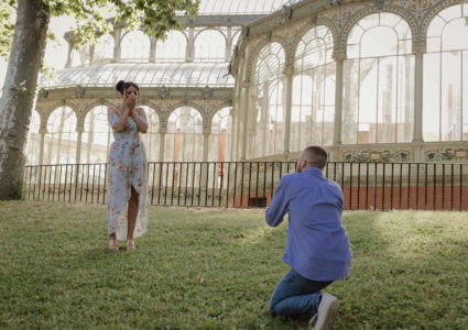 lovely surprise proposal photo shoot in los angeles
